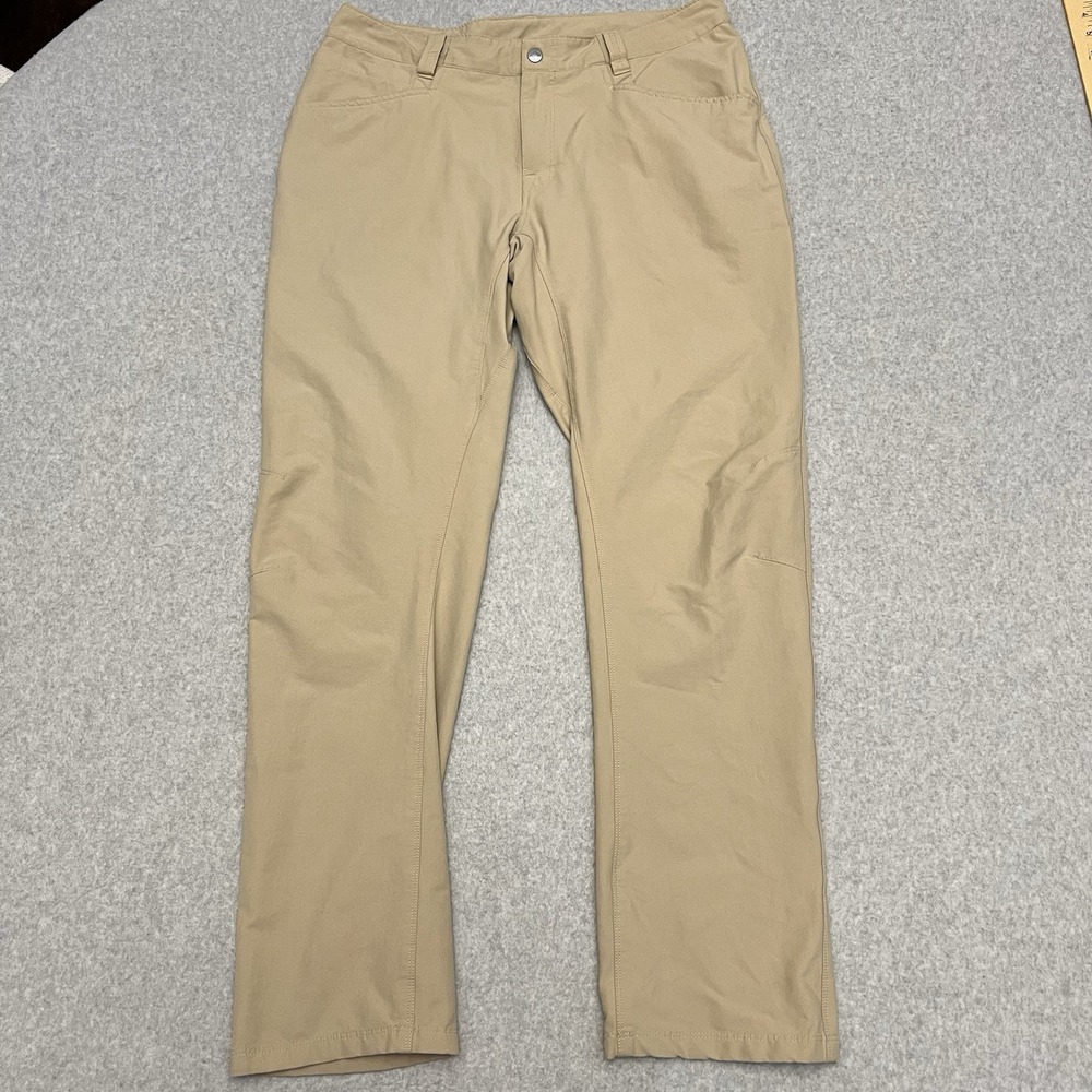 North Face Pants Men's 34 Beige 5 Pocket Performance Gusseted Tech Outdoor Hike
